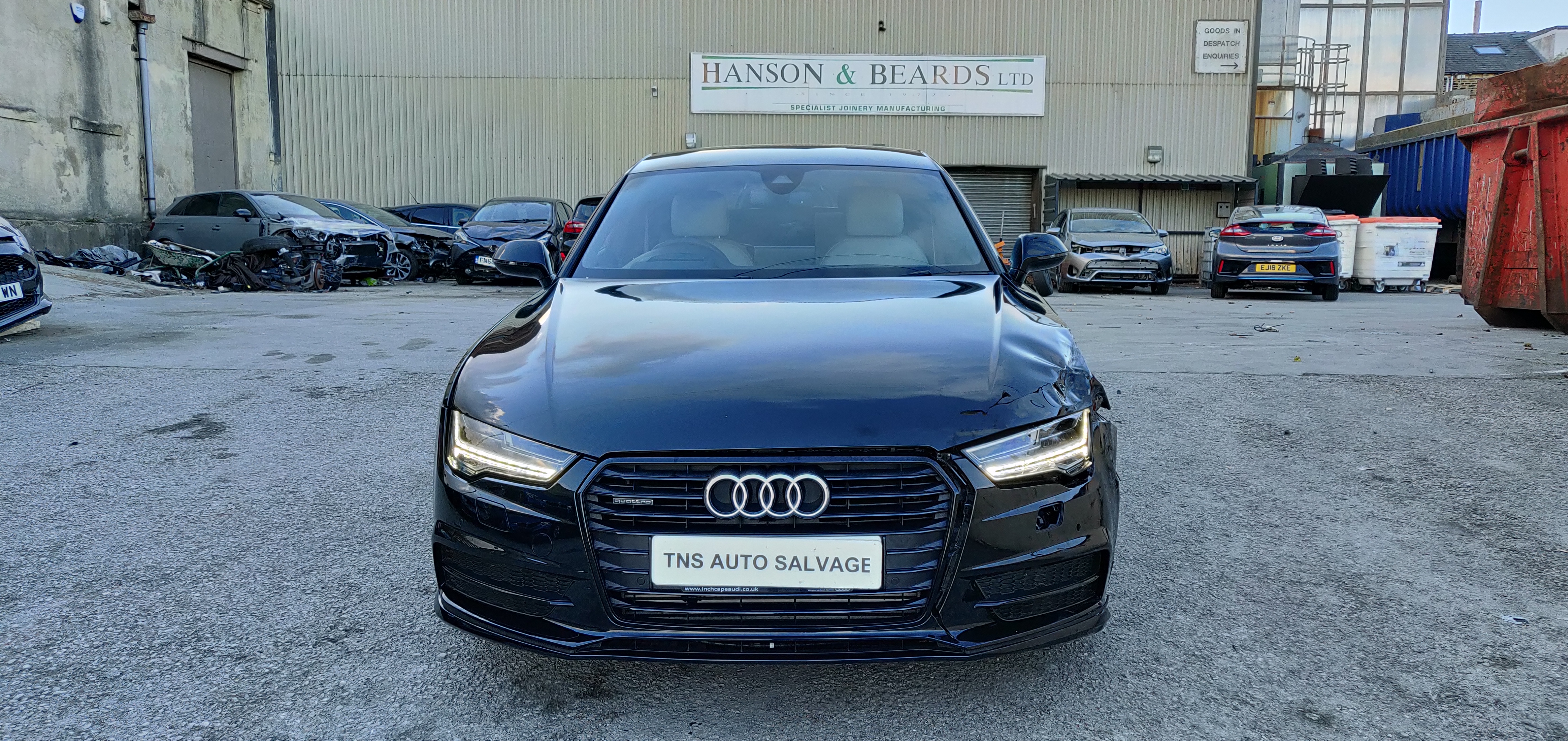 2018 AUDI A7 3.0 TDI AUTO S LINE QUATTRO BLACK ED. UNRECORDED DAMAGED SALVAGE
