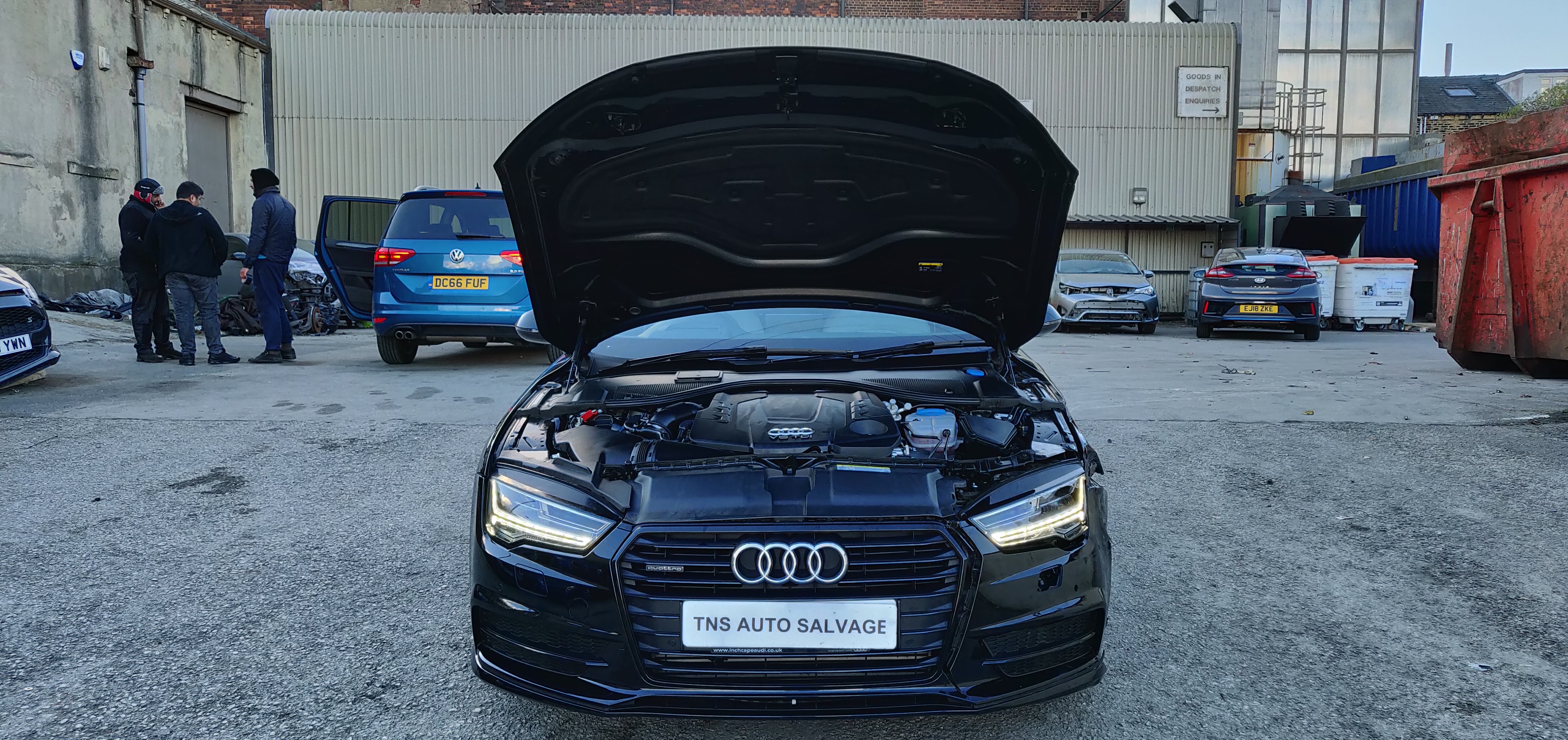 2018 AUDI A7 3.0 TDI AUTO S LINE QUATTRO BLACK ED. UNRECORDED DAMAGED SALVAGE