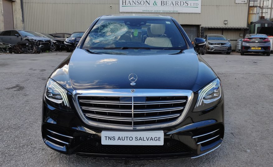 2018 18 MERCEDES-BENZ S CLASS S350L AMGLINE EXEC PREM UNRECORDED DAMAGED SALVAGE