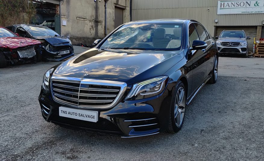 2018 18 MERCEDES-BENZ S CLASS S350L AMGLINE EXEC PREM UNRECORDED DAMAGED SALVAGE