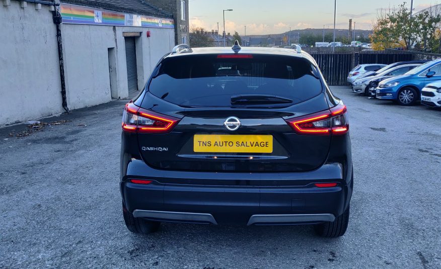 2018 18 NISSAN QASHQAI N-CONNECTA 1.2 DIG T GLASS ROOF CAT S DAMAGED SALVAGE