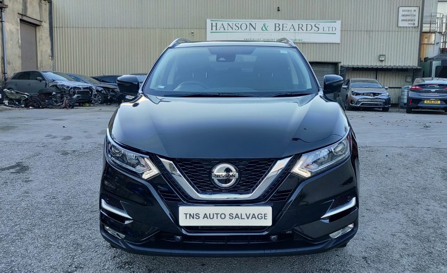 2018 18 NISSAN QASHQAI N-CONNECTA 1.2 DIG T GLASS ROOF CAT S DAMAGED SALVAGE