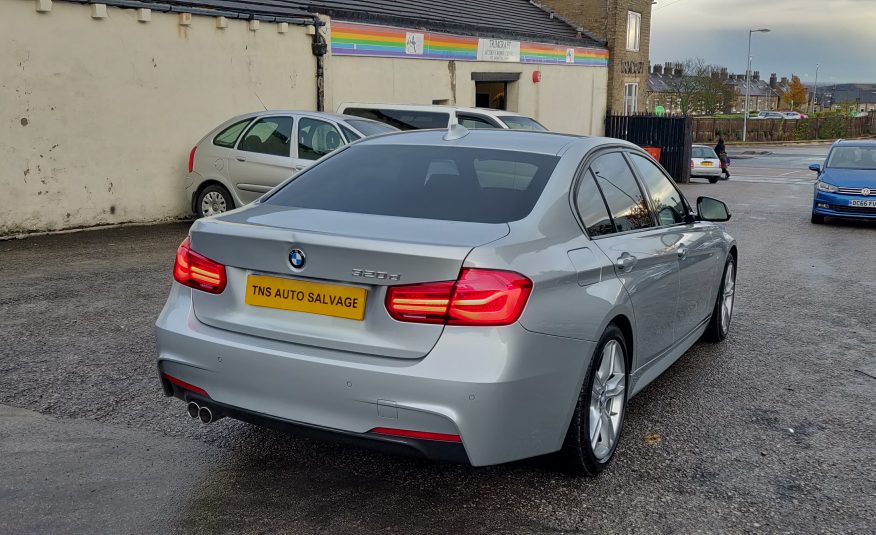 2017 67 BMW 3 SERIES 320D M SPORT AUTO UNRECORDED DAMAGED SALVAGE