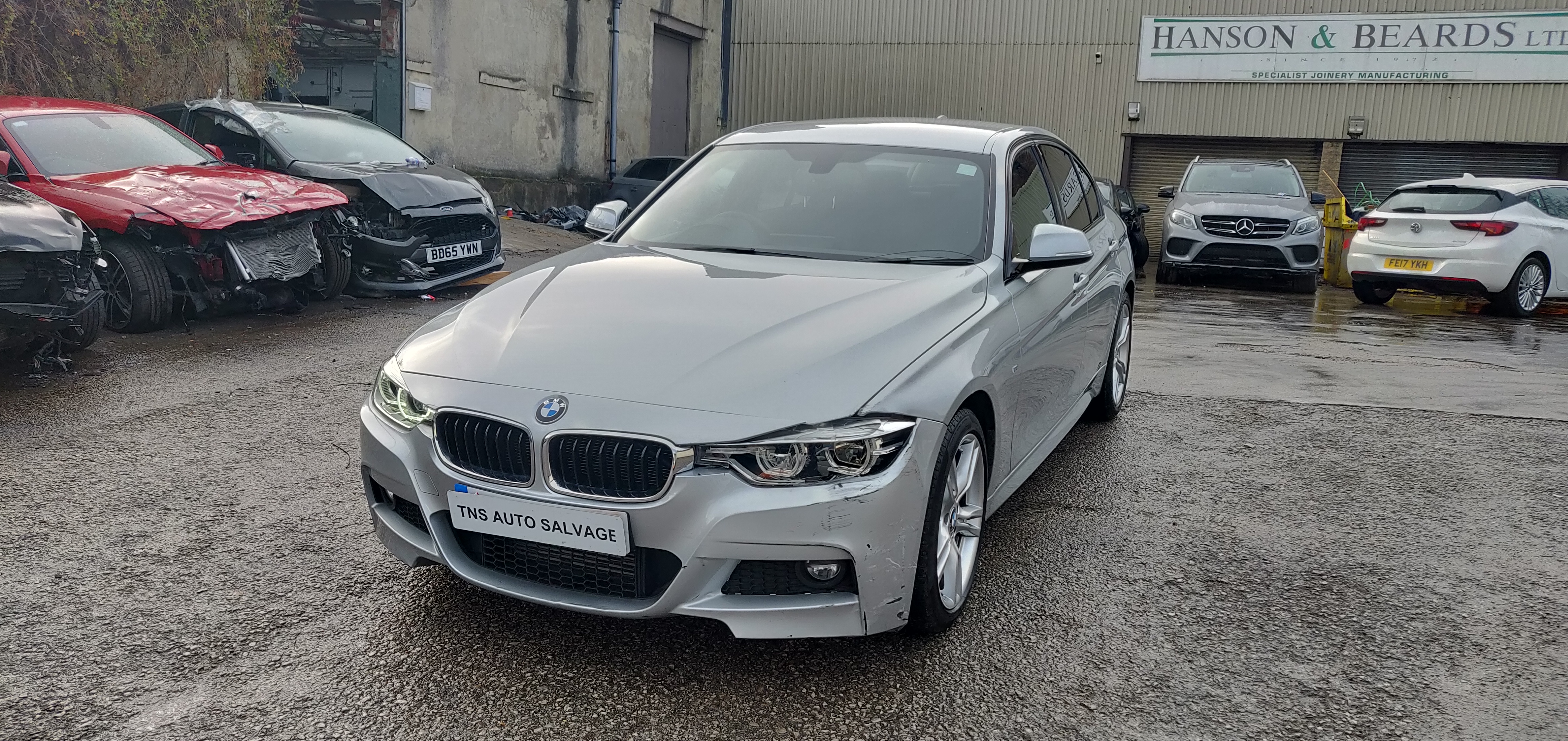 2017 67 BMW 3 SERIES 320D M SPORT AUTO UNRECORDED DAMAGED SALVAGE