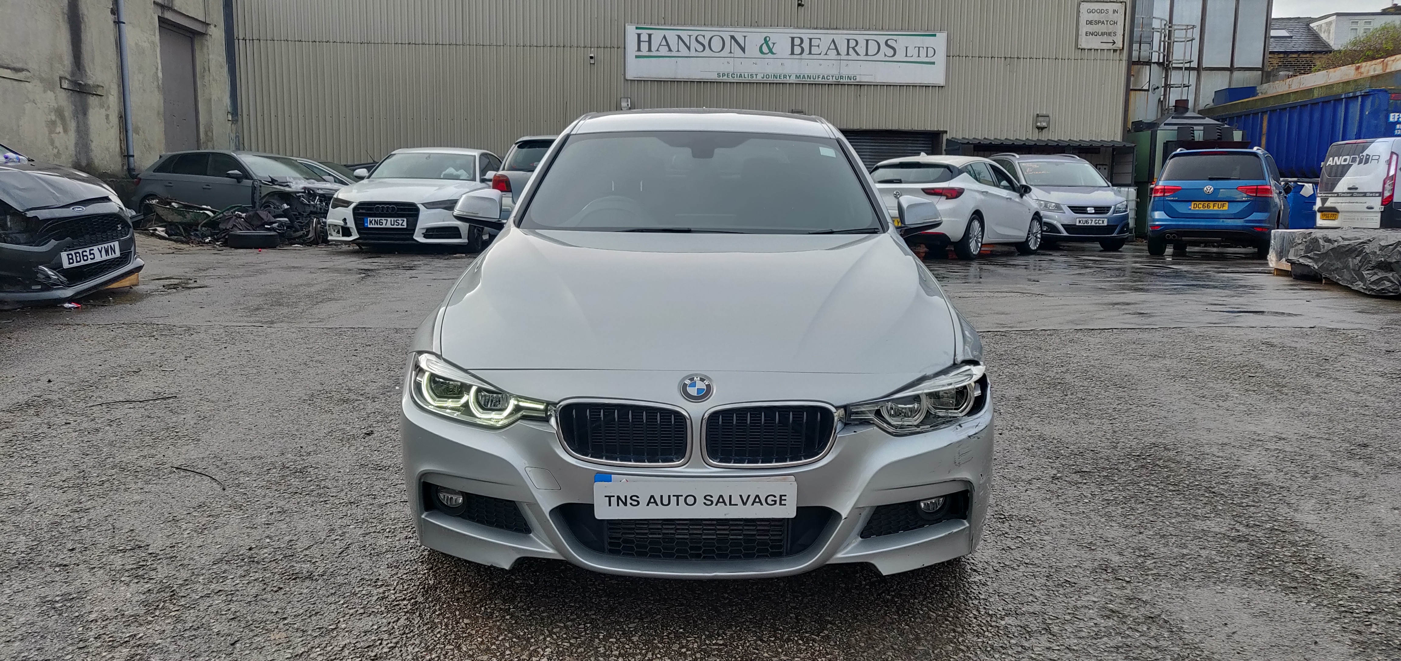 2017 67 BMW 3 SERIES 320D M SPORT AUTO UNRECORDED DAMAGED SALVAGE