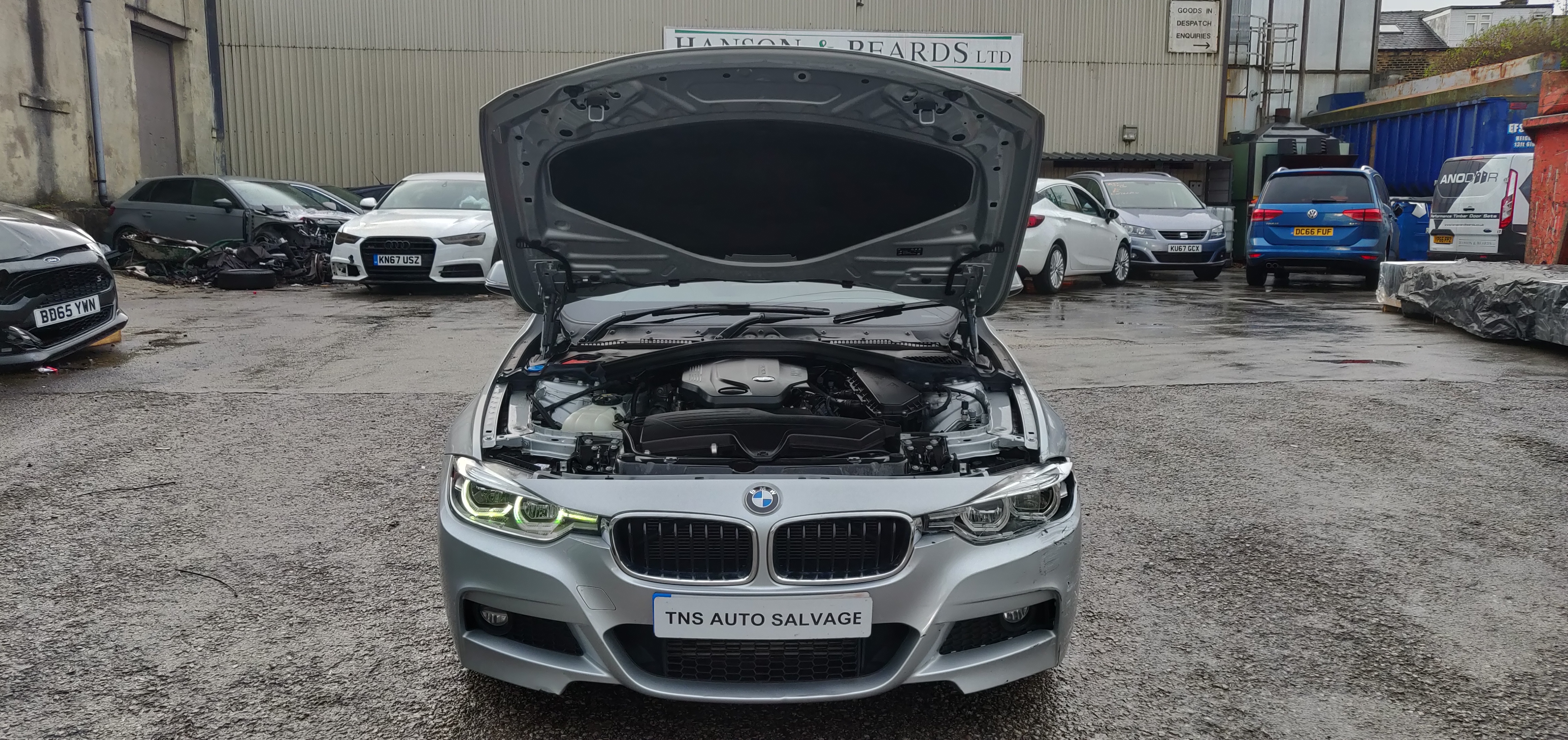 2017 67 BMW 3 SERIES 320D M SPORT AUTO UNRECORDED DAMAGED SALVAGE