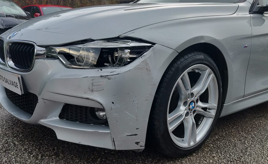 2017 67 BMW 3 SERIES 320D M SPORT AUTO UNRECORDED DAMAGED SALVAGE