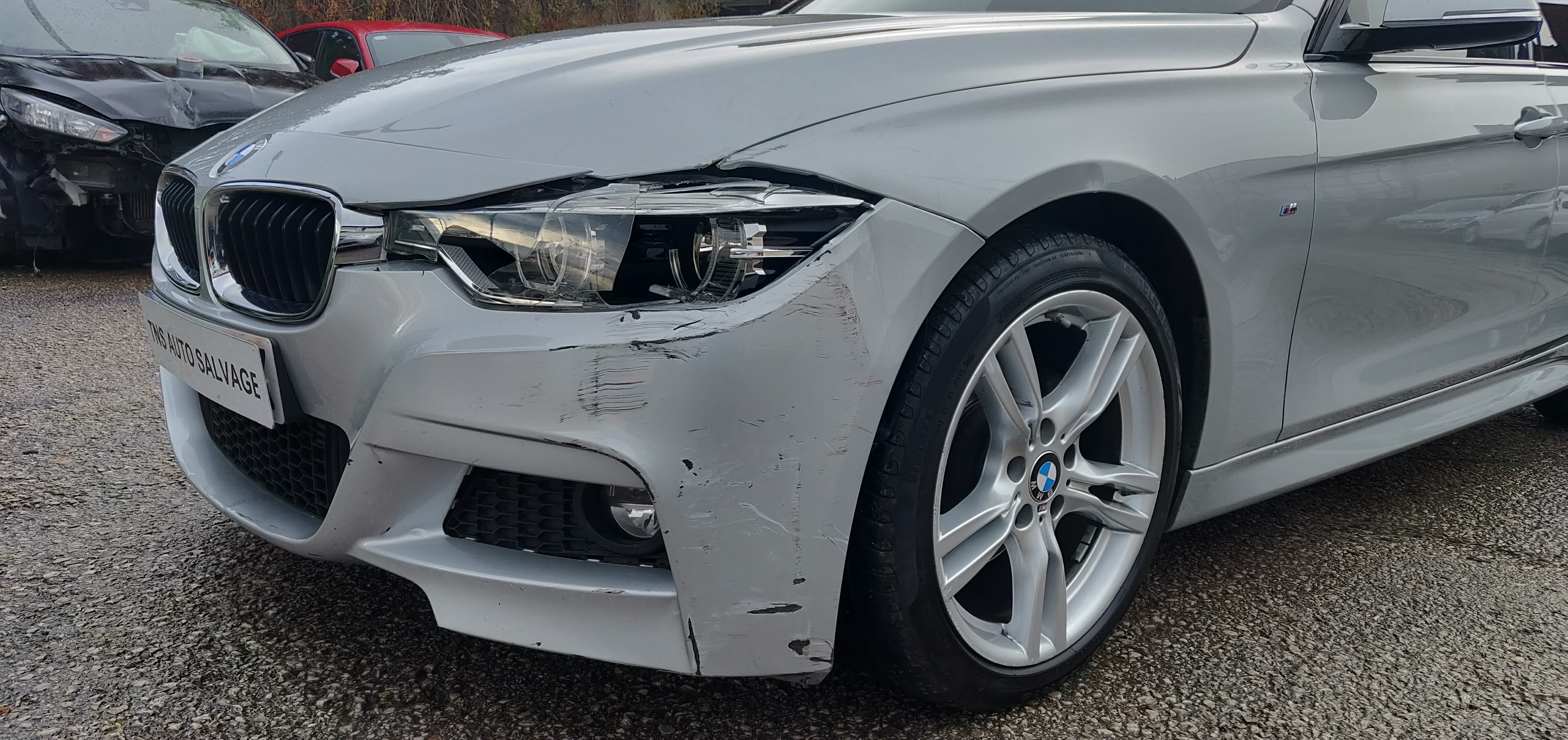 2017 67 BMW 3 SERIES 320D M SPORT AUTO UNRECORDED DAMAGED SALVAGE