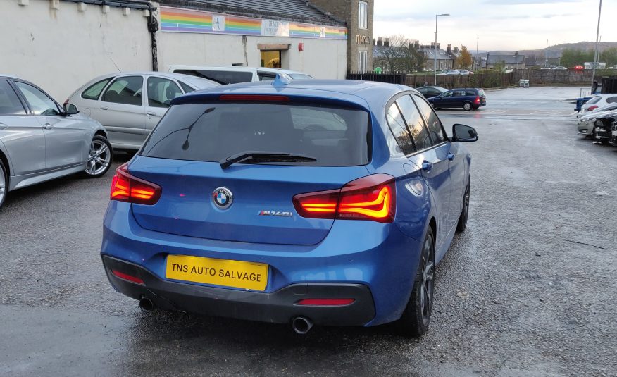 2018 18 BMW 1 SERIES M140i AUTO M SPORT SHADOW ED. UNRECORDED DAMAGED SALVAGE