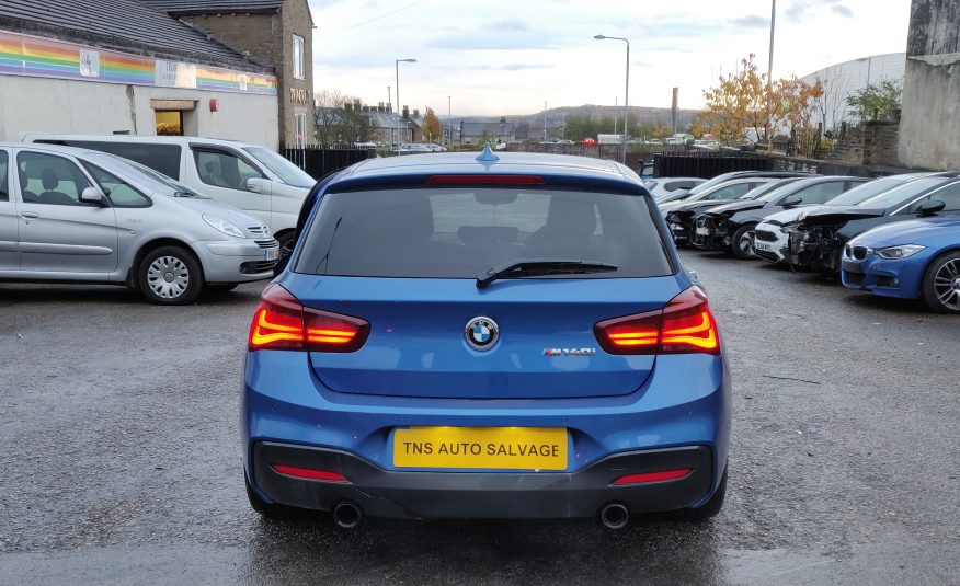 2018 18 BMW 1 SERIES M140i AUTO M SPORT SHADOW ED. UNRECORDED DAMAGED SALVAGE