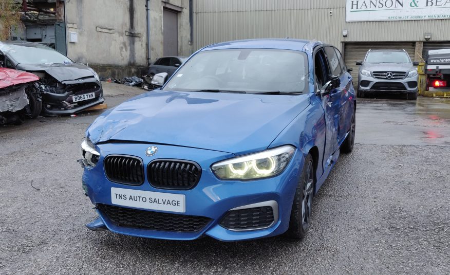 2018 18 BMW 1 SERIES M140i AUTO M SPORT SHADOW ED. UNRECORDED DAMAGED SALVAGE