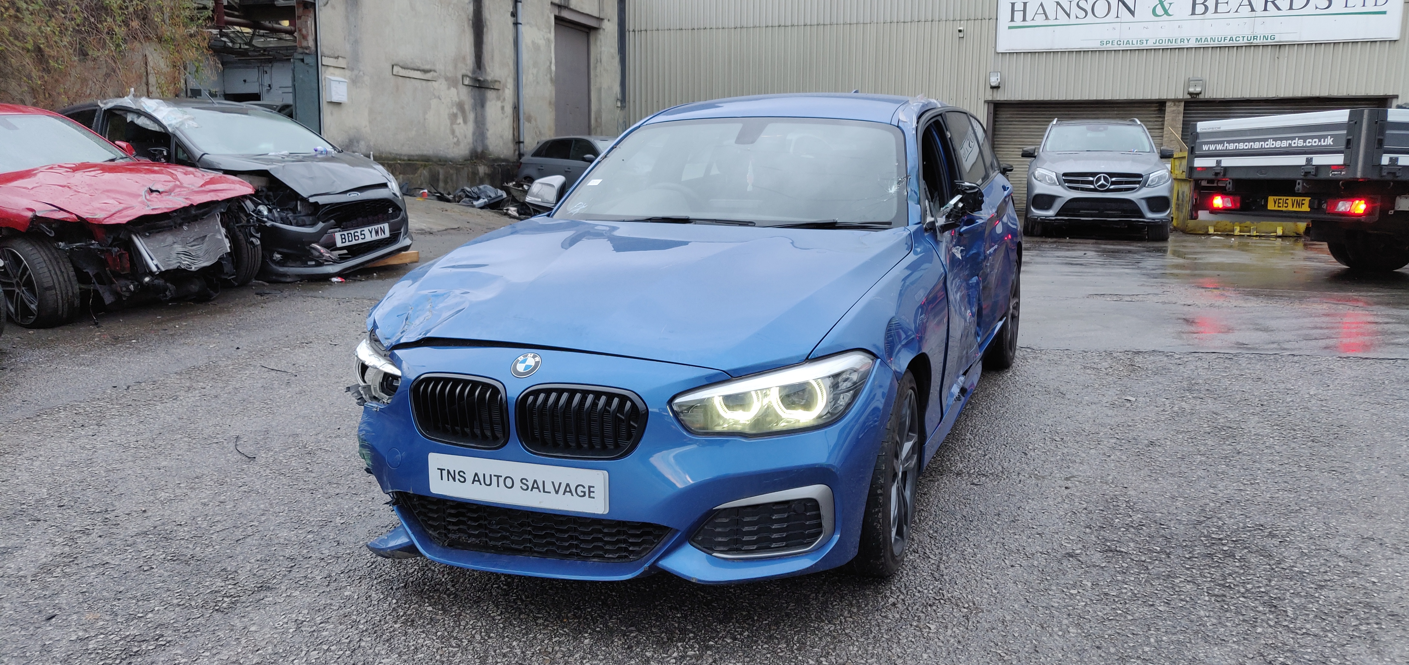 2018 18 BMW 1 SERIES M140i AUTO M SPORT SHADOW ED. UNRECORDED DAMAGED SALVAGE
