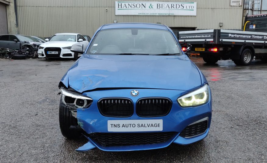 2018 18 BMW 1 SERIES M140i AUTO M SPORT SHADOW ED. UNRECORDED DAMAGED SALVAGE