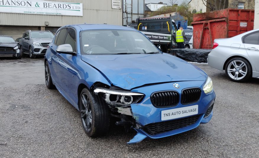 2018 18 BMW 1 SERIES M140i AUTO M SPORT SHADOW ED. UNRECORDED DAMAGED SALVAGE