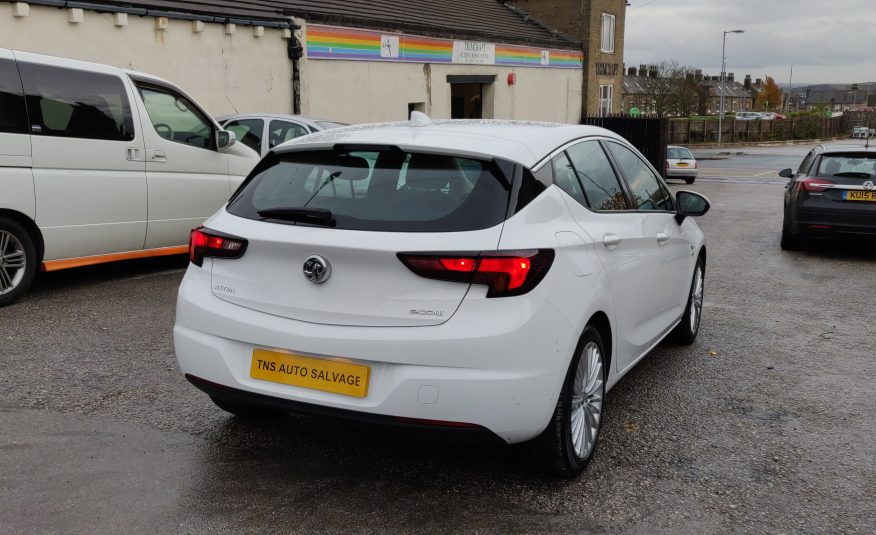 2017 (17) VAUXHALL ASTRA 1.6 CDTI ELITE NAV UNRECORDED DAMAGED SALVAGE