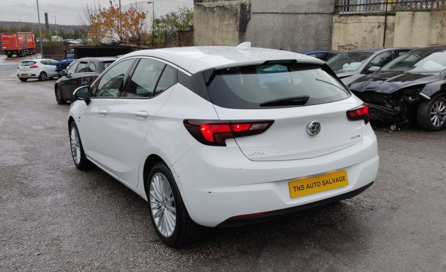 2017 (17) VAUXHALL ASTRA 1.6 CDTI ELITE NAV UNRECORDED DAMAGED SALVAGE