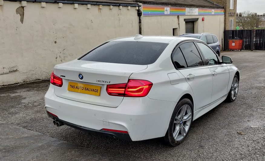 2017 BMW 3 SERIES 320D M SPORT AUTO X-DRIVE 4X4 CAT S DAMAGED SALVAGE