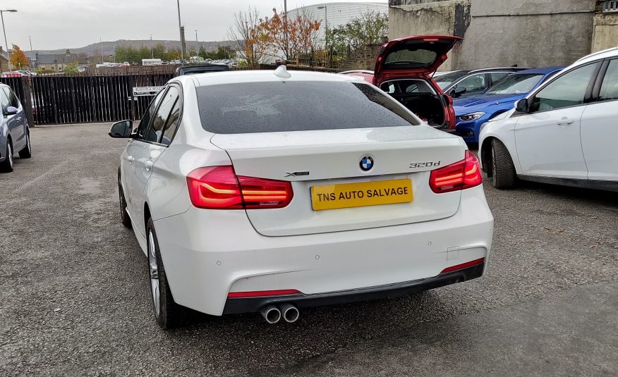 2017 BMW 3 SERIES 320D M SPORT AUTO X-DRIVE 4X4 CAT S DAMAGED SALVAGE