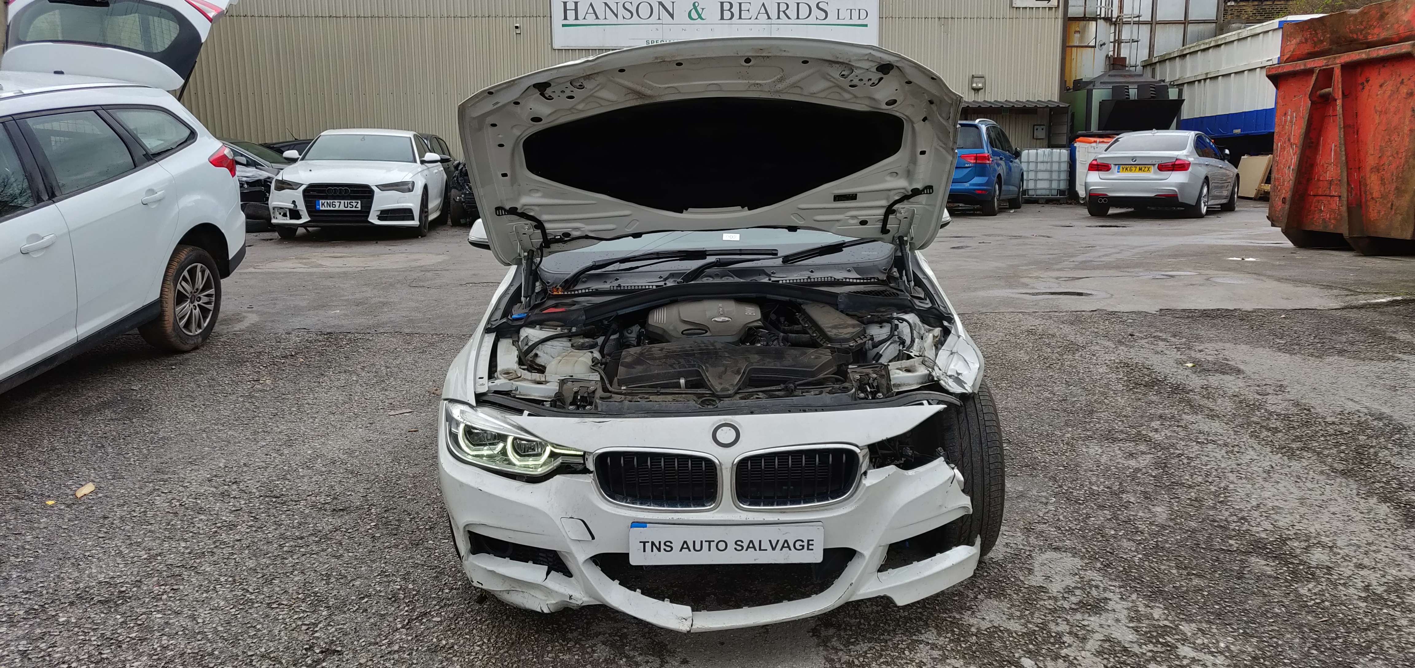 2017 BMW 3 SERIES 320D M SPORT AUTO X-DRIVE 4X4 CAT S DAMAGED SALVAGE