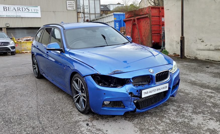 2016 BMW 3 SERIES 330D 3.0TD M SPORT+ TOURING AUTO UNRECORDED DAMAGED SALVAGE