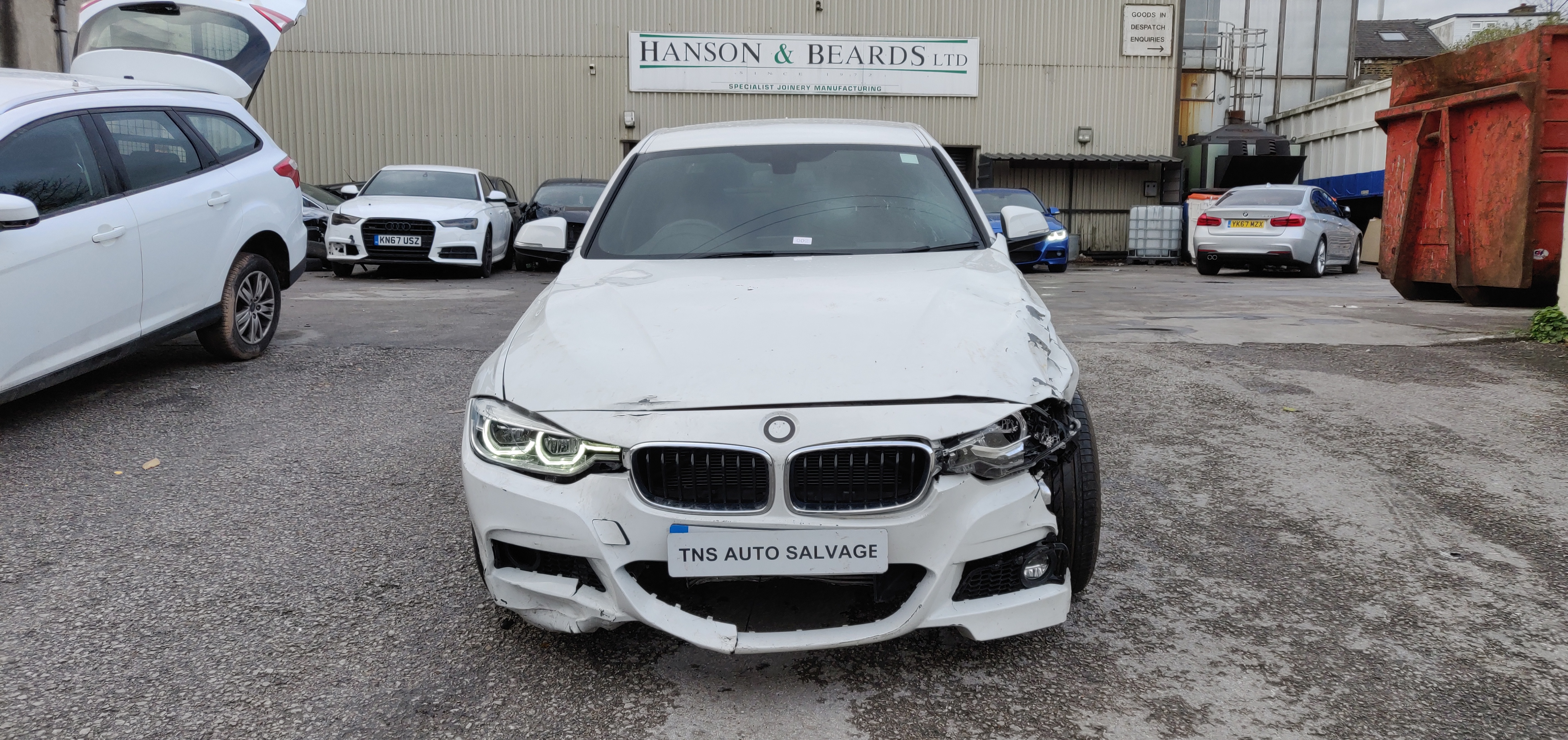 2017 BMW 3 SERIES 320D M SPORT AUTO X-DRIVE 4X4 CAT S DAMAGED SALVAGE