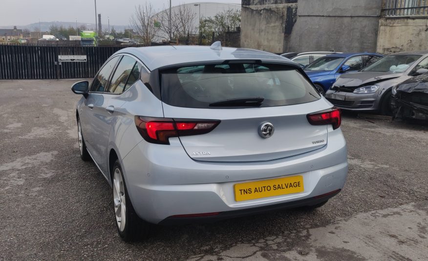 2017 (17) VAUXHALL ASTRA 1.4i TURBO SRI NAV UNRECORDED DAMAGED SALVAGE