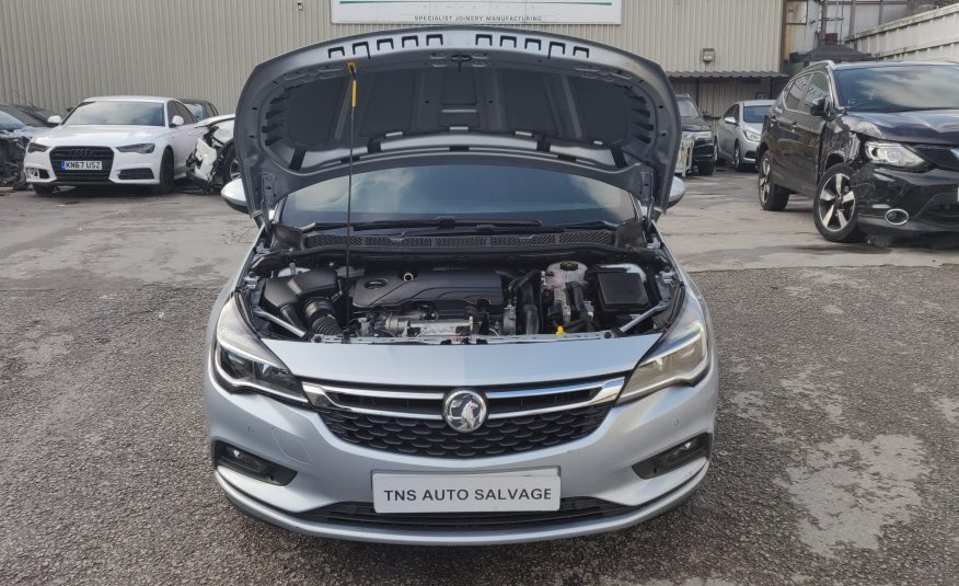 2017 (17) VAUXHALL ASTRA 1.4i TURBO SRI NAV UNRECORDED DAMAGED SALVAGE