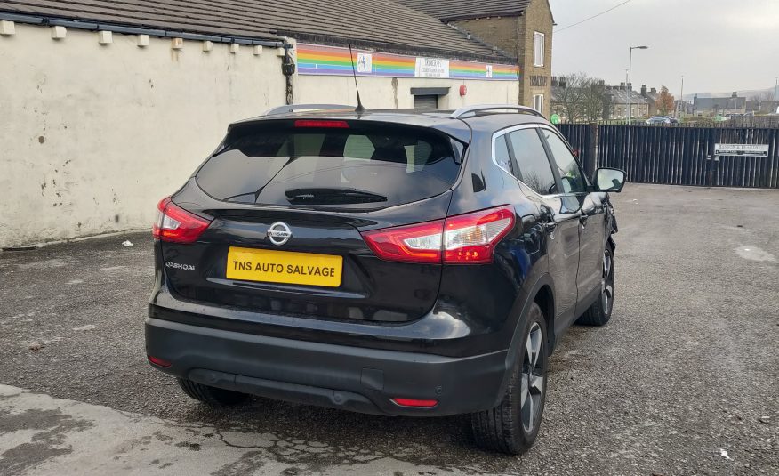 2017 NISSAN QASHQAI N-VISION 1.5 DCI PREMIUM PAC ACENTA CAT S DAMAGED SALVAGE