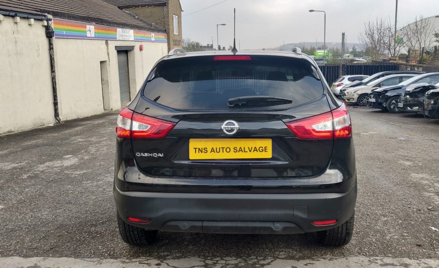 2017 NISSAN QASHQAI N-VISION 1.5 DCI PREMIUM PAC ACENTA CAT S DAMAGED SALVAGE