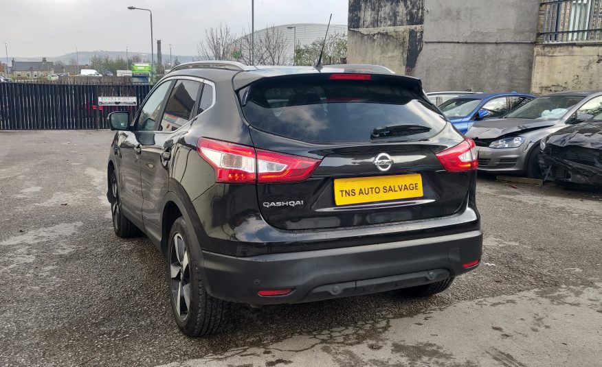 2017 NISSAN QASHQAI N-VISION 1.5 DCI PREMIUM PAC ACENTA CAT S DAMAGED SALVAGE