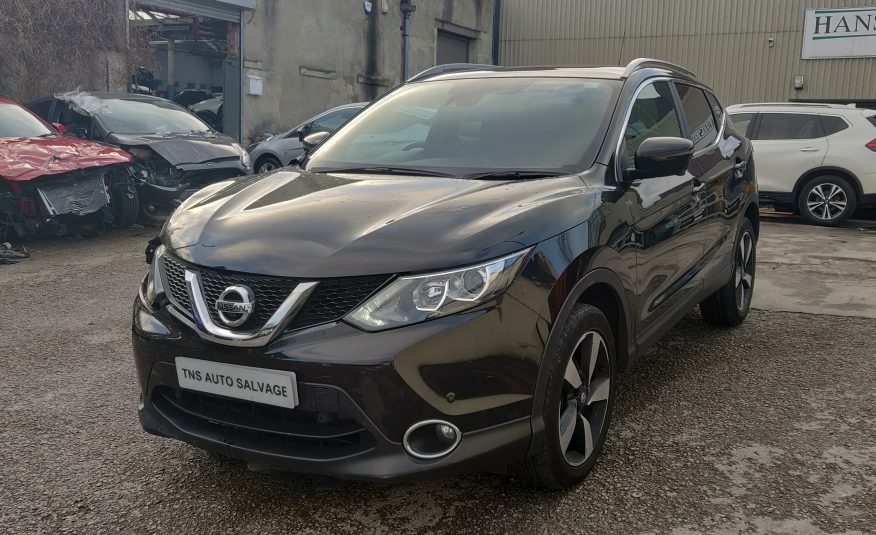 2017 NISSAN QASHQAI N-VISION 1.5 DCI PREMIUM PAC ACENTA CAT S DAMAGED SALVAGE