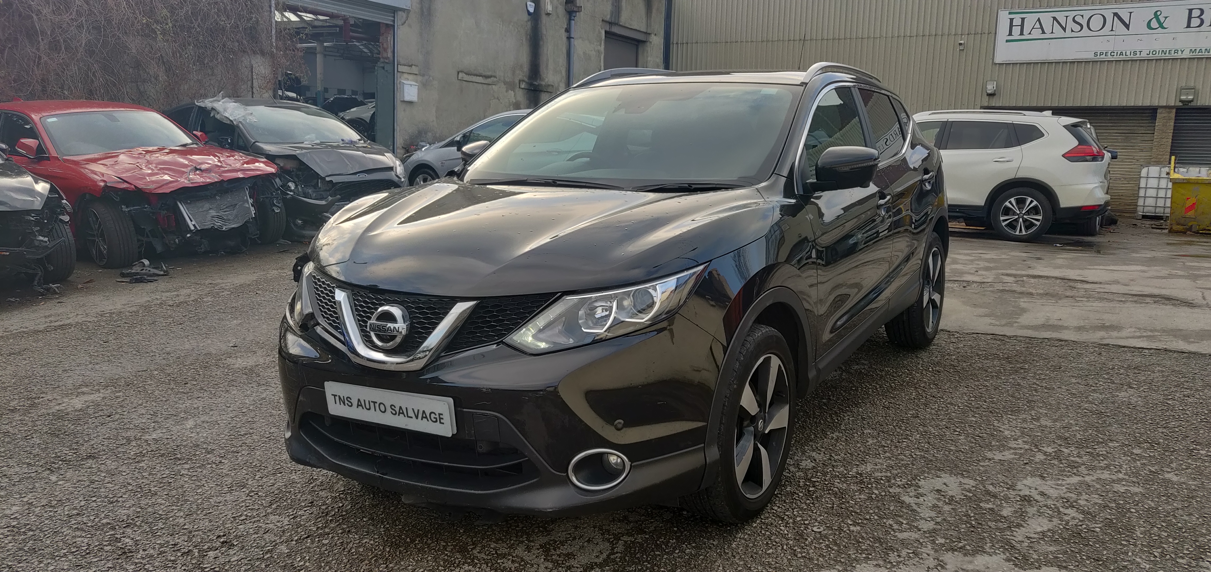 2017 NISSAN QASHQAI N-VISION 1.5 DCI PREMIUM PAC ACENTA CAT S DAMAGED SALVAGE