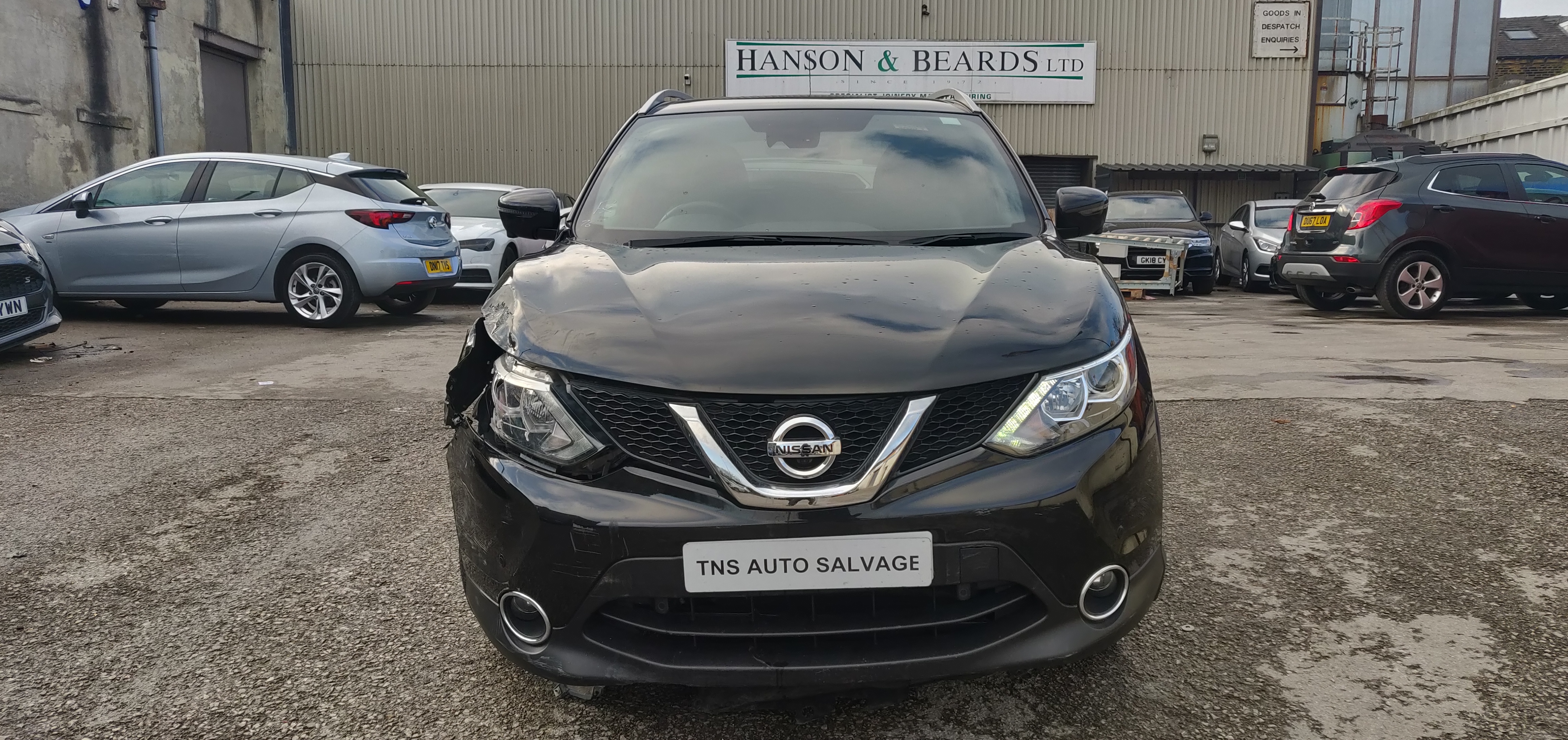 2017 NISSAN QASHQAI N-VISION 1.5 DCI PREMIUM PAC ACENTA CAT S DAMAGED SALVAGE