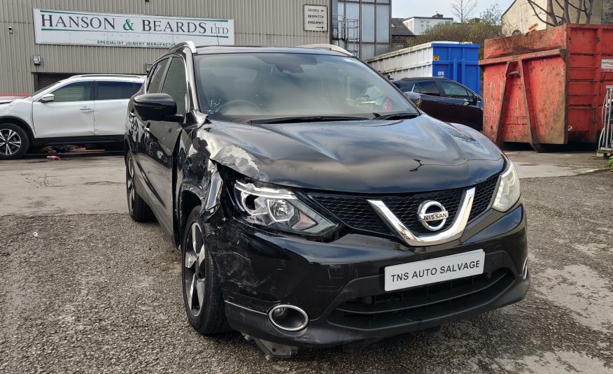 2017 NISSAN QASHQAI N-VISION 1.5 DCI PREMIUM PAC ACENTA CAT S DAMAGED SALVAGE