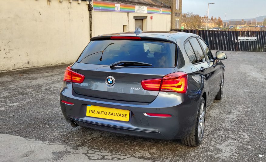 2018 68 BMW 1 SERIES 118i 1.5i SPORT HATCH CAT S DAMAGED SALVAGE