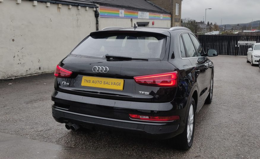 2018 18 AUDI Q3 1.4 TFSI AUTO S LINE S-TRONIC UNRECORDED DAMAGED SALVAGE