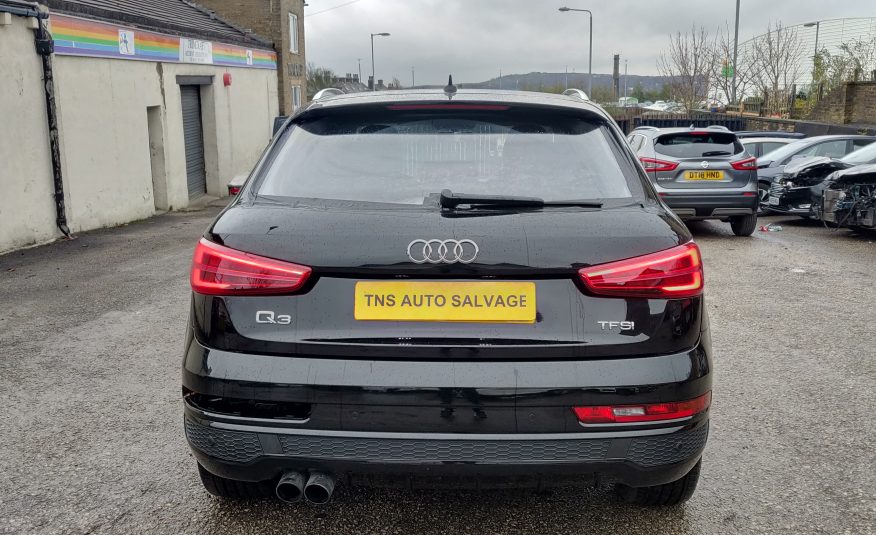 2018 18 AUDI Q3 1.4 TFSI AUTO S LINE S-TRONIC UNRECORDED DAMAGED SALVAGE