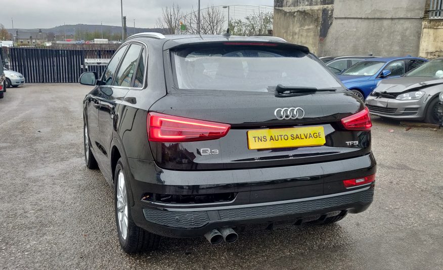 2018 18 AUDI Q3 1.4 TFSI AUTO S LINE S-TRONIC UNRECORDED DAMAGED SALVAGE