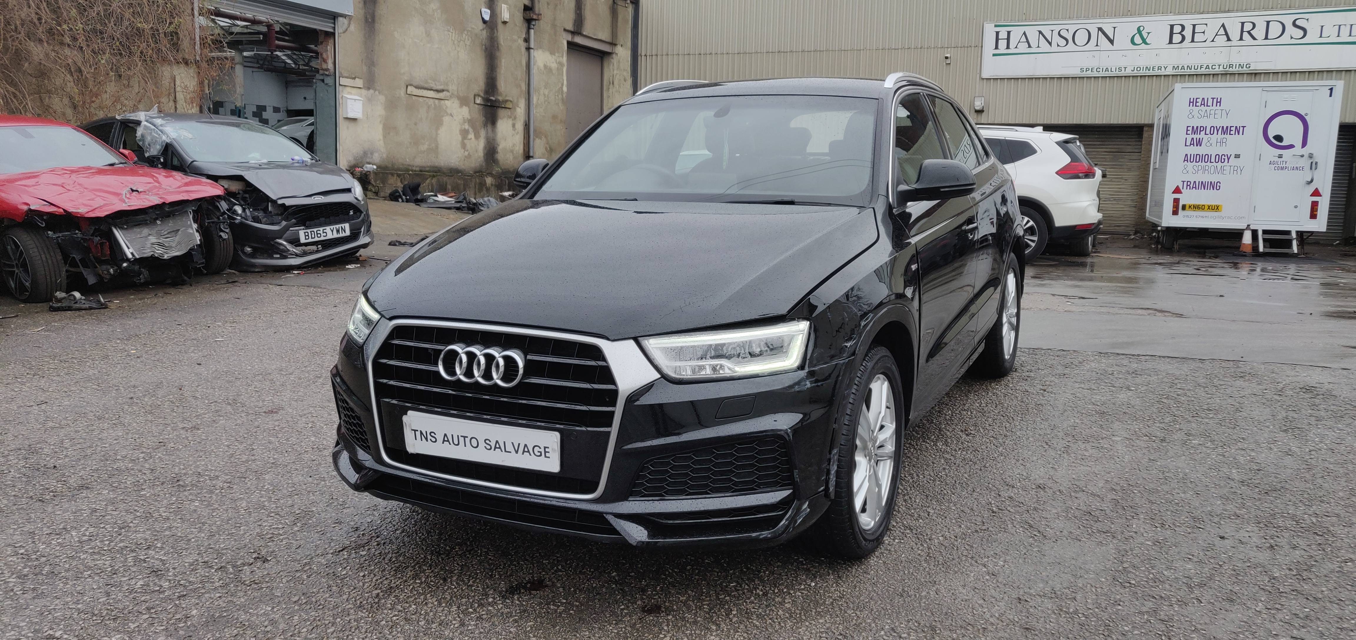 2018 18 AUDI Q3 1.4 TFSI AUTO S LINE S-TRONIC UNRECORDED DAMAGED SALVAGE