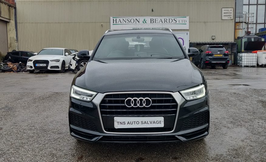 2018 18 AUDI Q3 1.4 TFSI AUTO S LINE S-TRONIC UNRECORDED DAMAGED SALVAGE