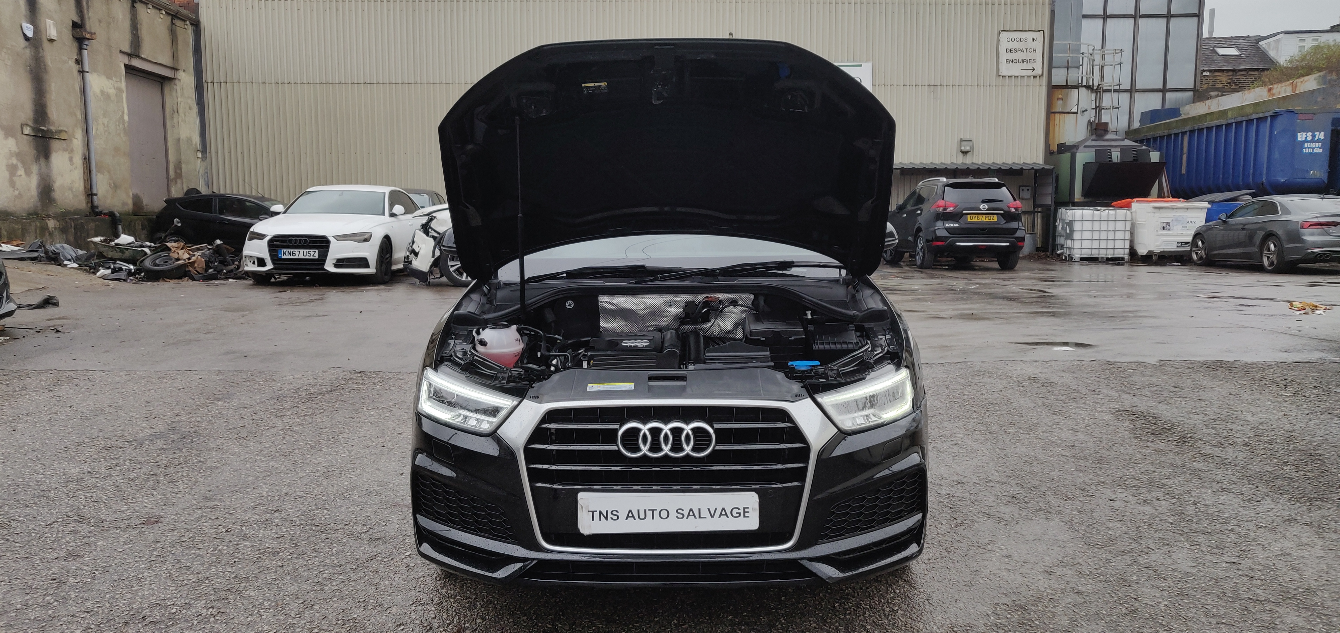 2018 18 AUDI Q3 1.4 TFSI AUTO S LINE S-TRONIC UNRECORDED DAMAGED SALVAGE