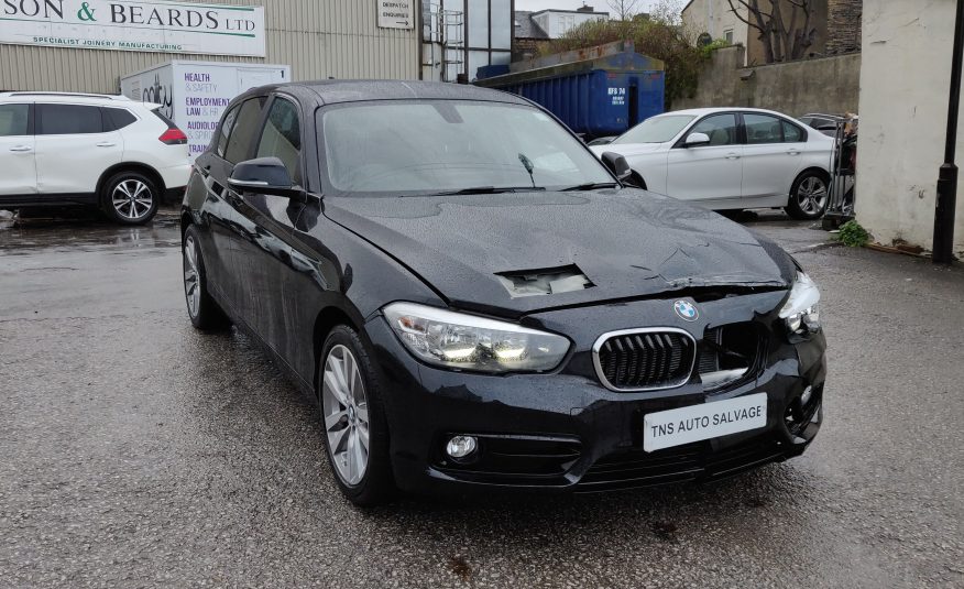 2018 18 BMW 1 SERIES 118i 1.5i SPORT SPORTS HATCH UNRECORDED DAMAGED SALVAGE