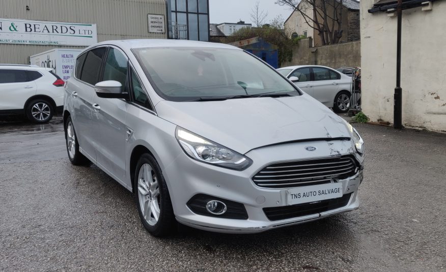 2017 67 FORD S-MAX TITANIUM 2.0 TDCi UNRECORDED DAMAGED SALVAGE