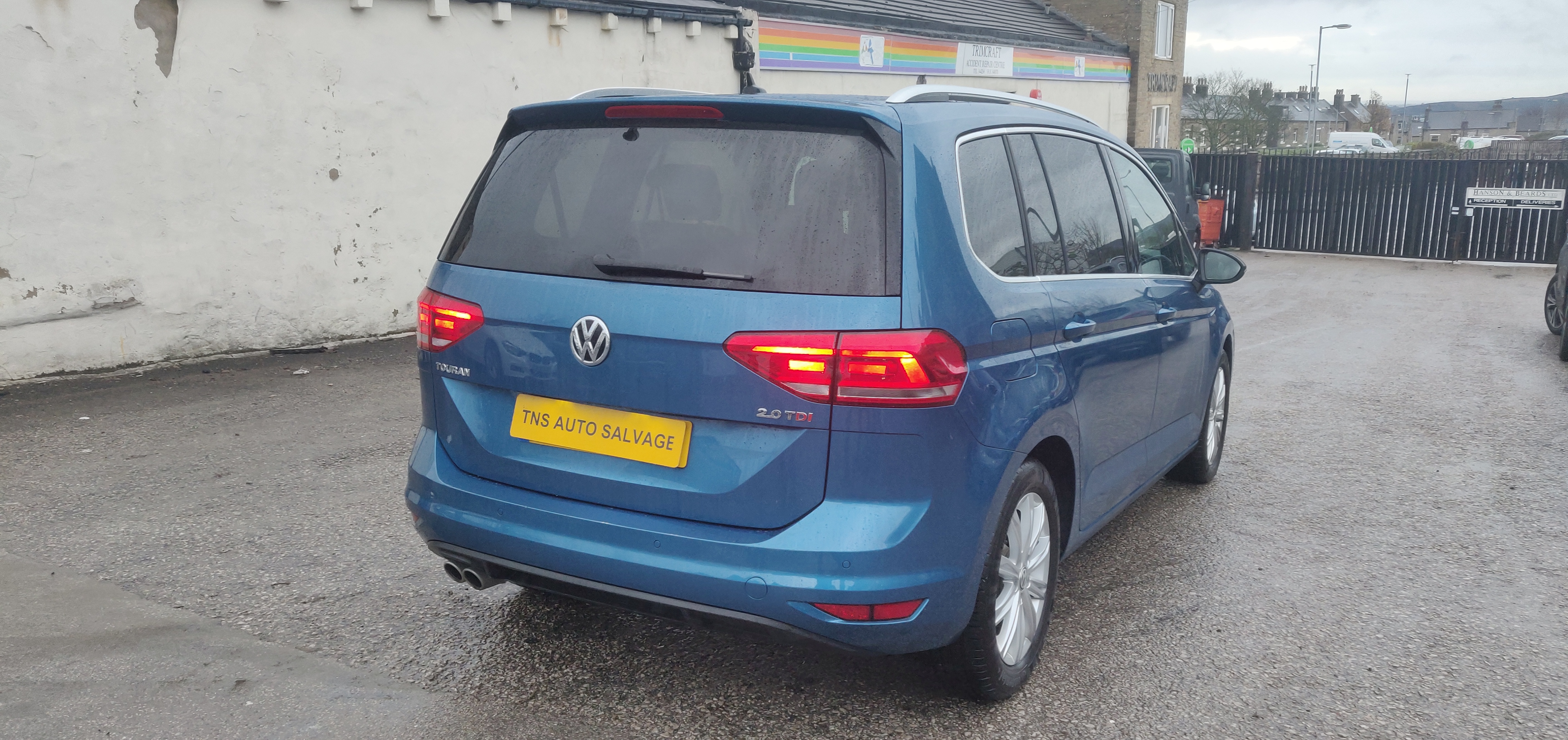2016 66 VOLKSWAGEN TOURAN SEL 2.0 TDI DSG BLUEMOTION UNRECORDED DAMAGED SALVAGE