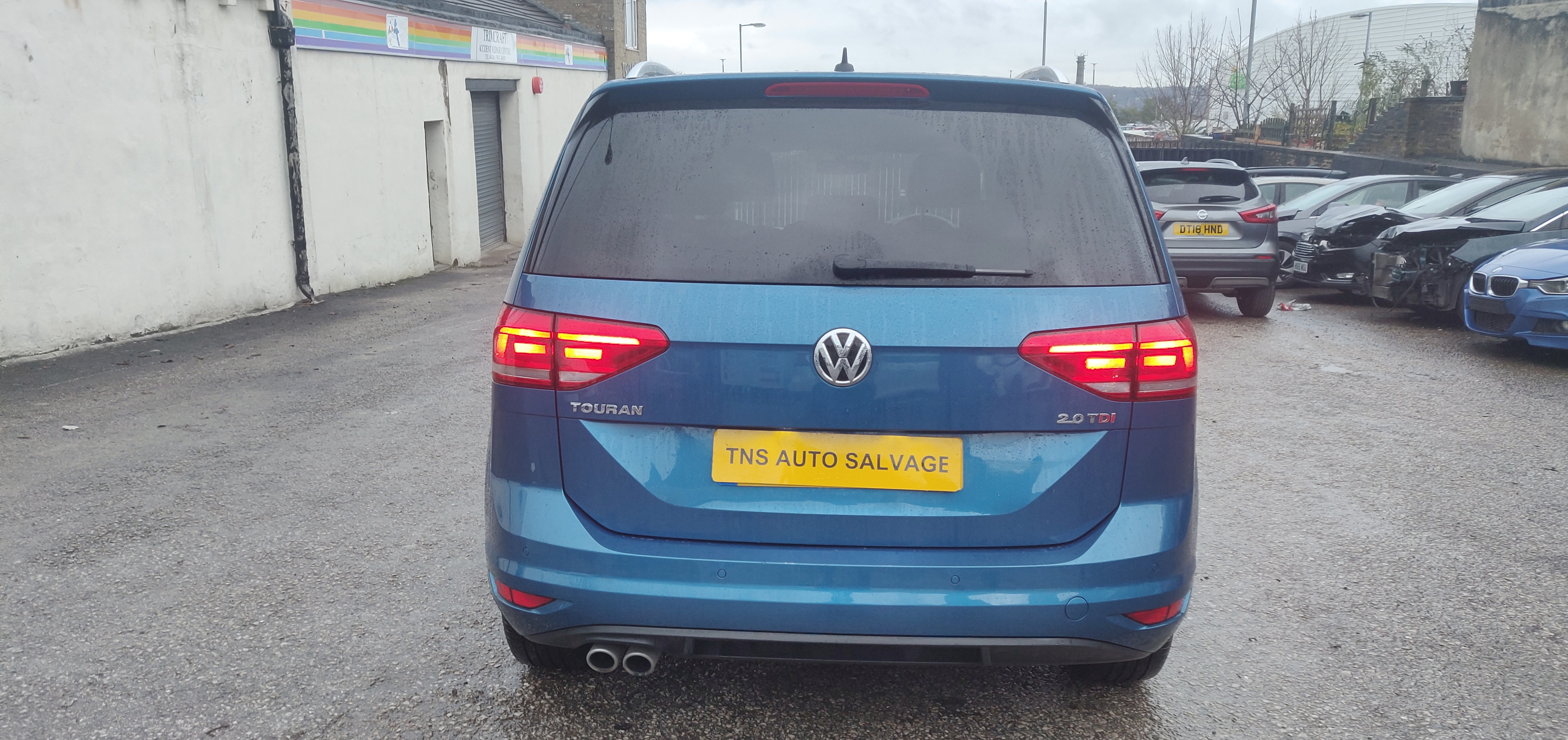 2016 66 VOLKSWAGEN TOURAN SEL 2.0 TDI DSG BLUEMOTION UNRECORDED DAMAGED SALVAGE