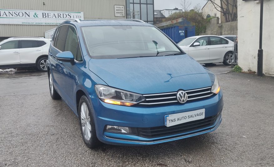 2016 66 VOLKSWAGEN TOURAN SEL 2.0 TDI DSG BLUEMOTION UNRECORDED DAMAGED SALVAGE