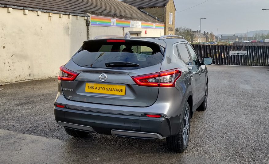 2018 18 NISSAN QASHQAI TEKNA 1.5 DCI GLASS ROOF CAT S DAMAGED SALVAGE