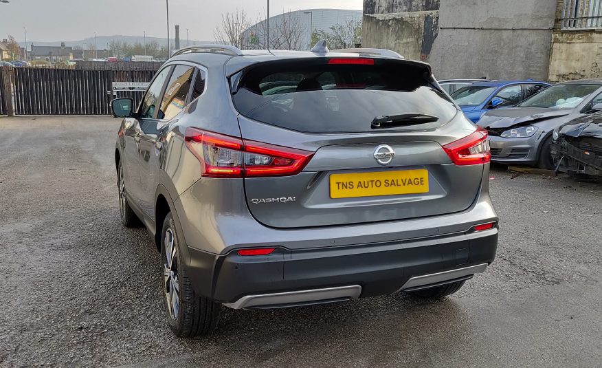 2018 18 NISSAN QASHQAI TEKNA 1.5 DCI GLASS ROOF CAT S DAMAGED SALVAGE