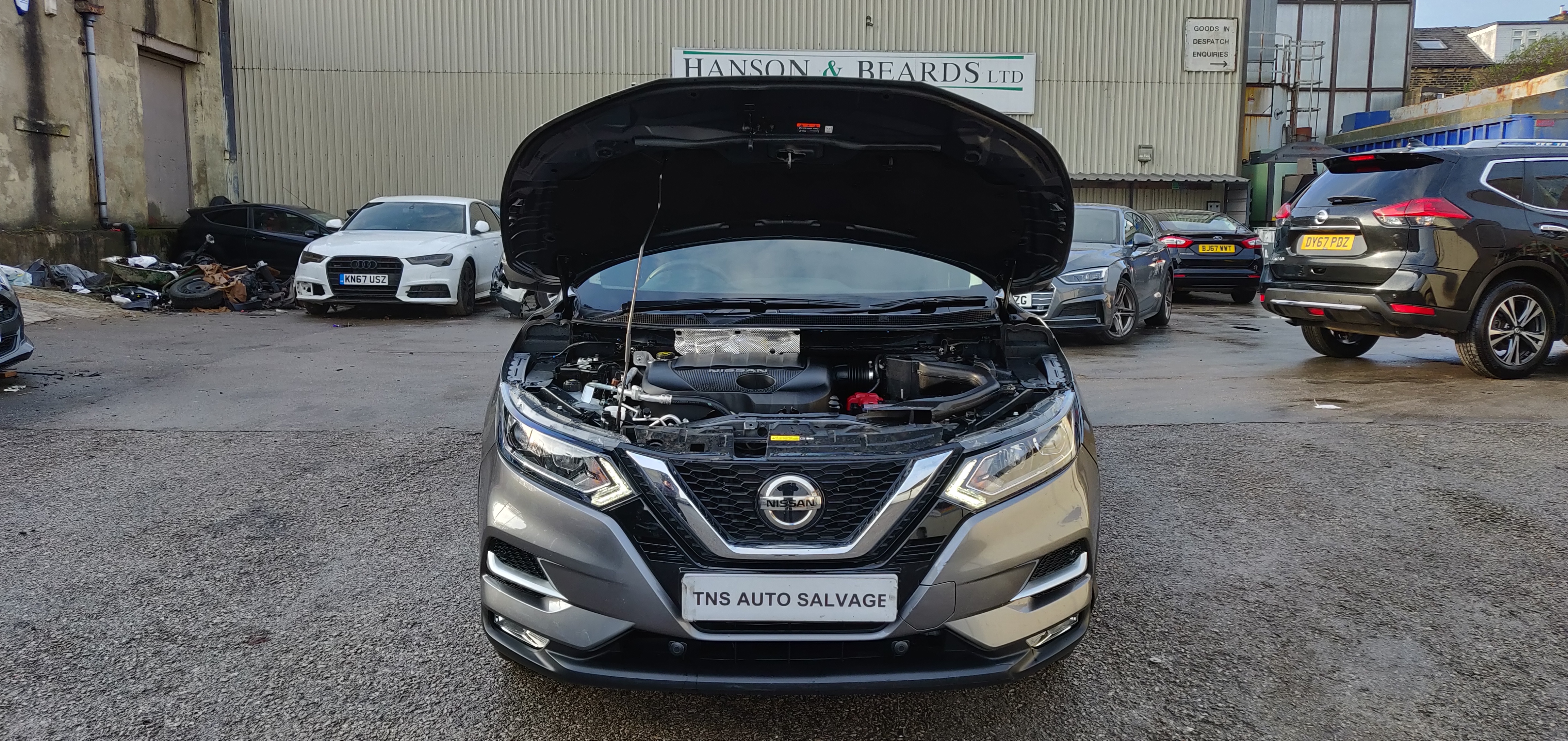 2018 18 NISSAN QASHQAI TEKNA 1.5 DCI GLASS ROOF CAT S DAMAGED SALVAGE