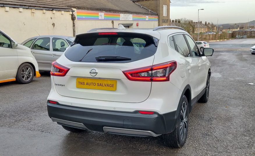 2018 18 NISSAN QASHQAI N-CONNECTA 1.5 DCI GLASS ROOF CAT S DAMAGED SALVAGE